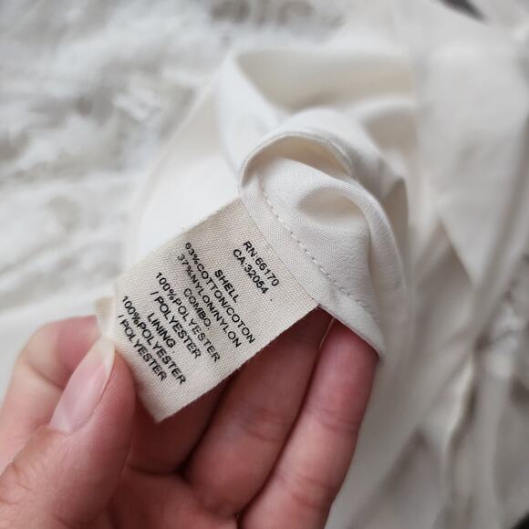 Free People Crochet Lace Chiffon Dress Wedding 4 Ivory Open Back Boho - Picture 10 of 11